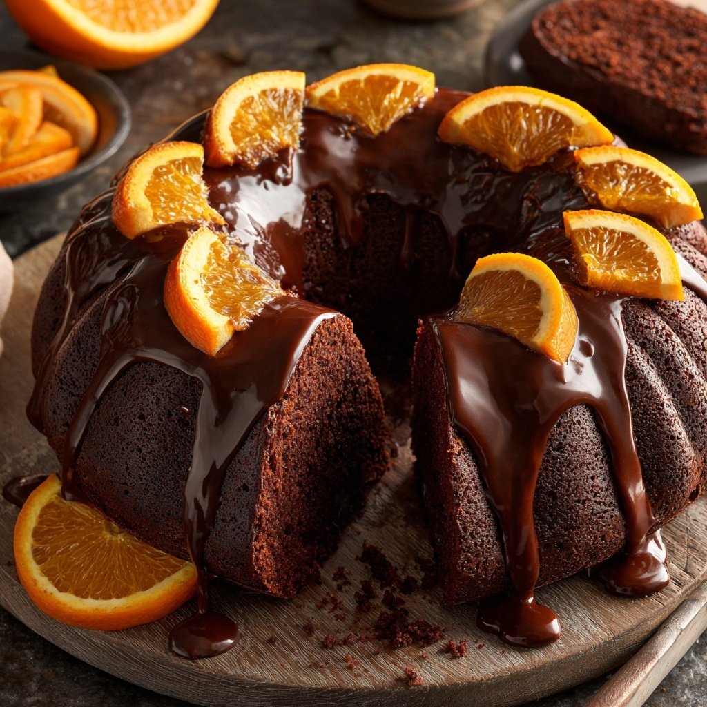 Chocolate Orange Snack Cake