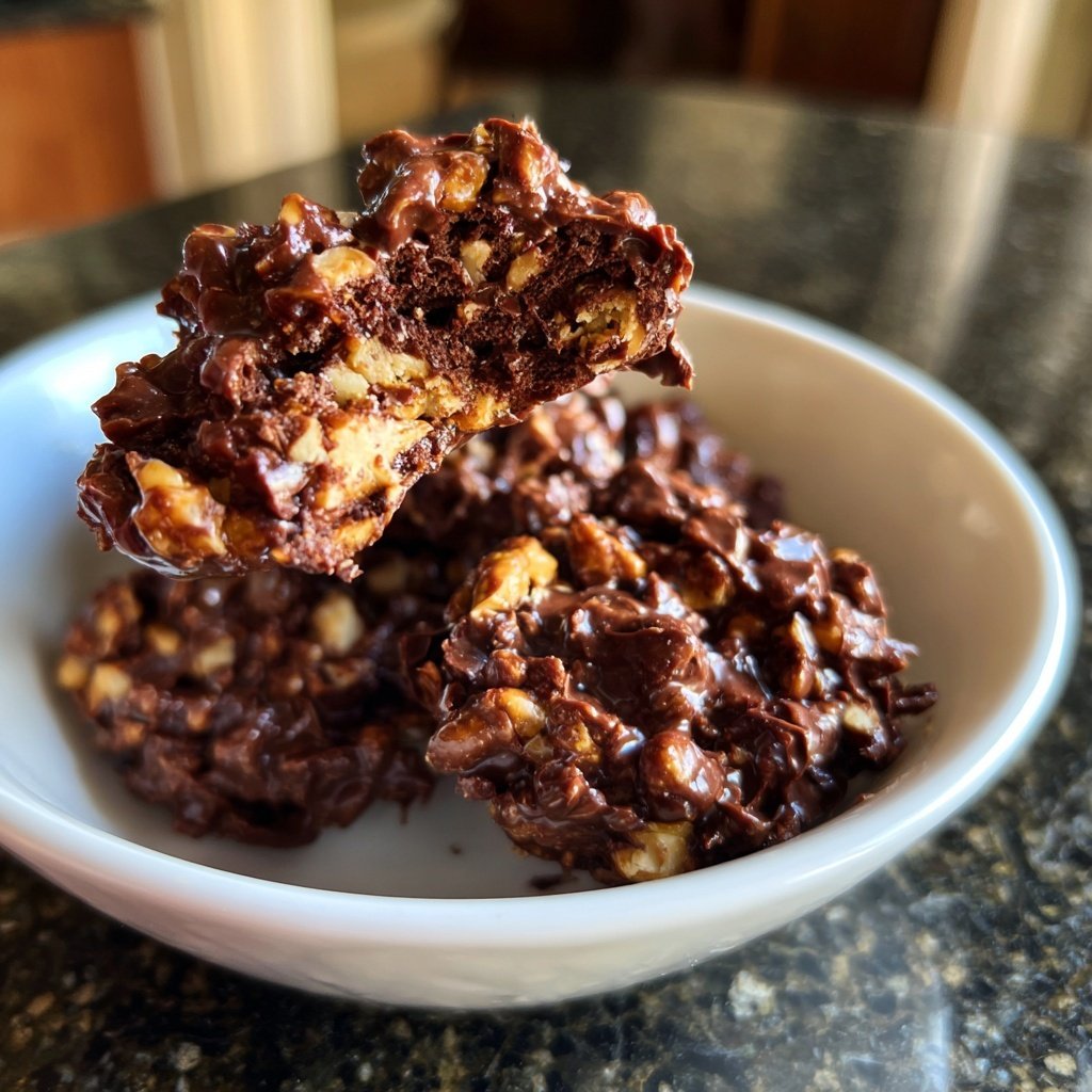 Super Bowl Desserts Chocolate Peanut Clusters