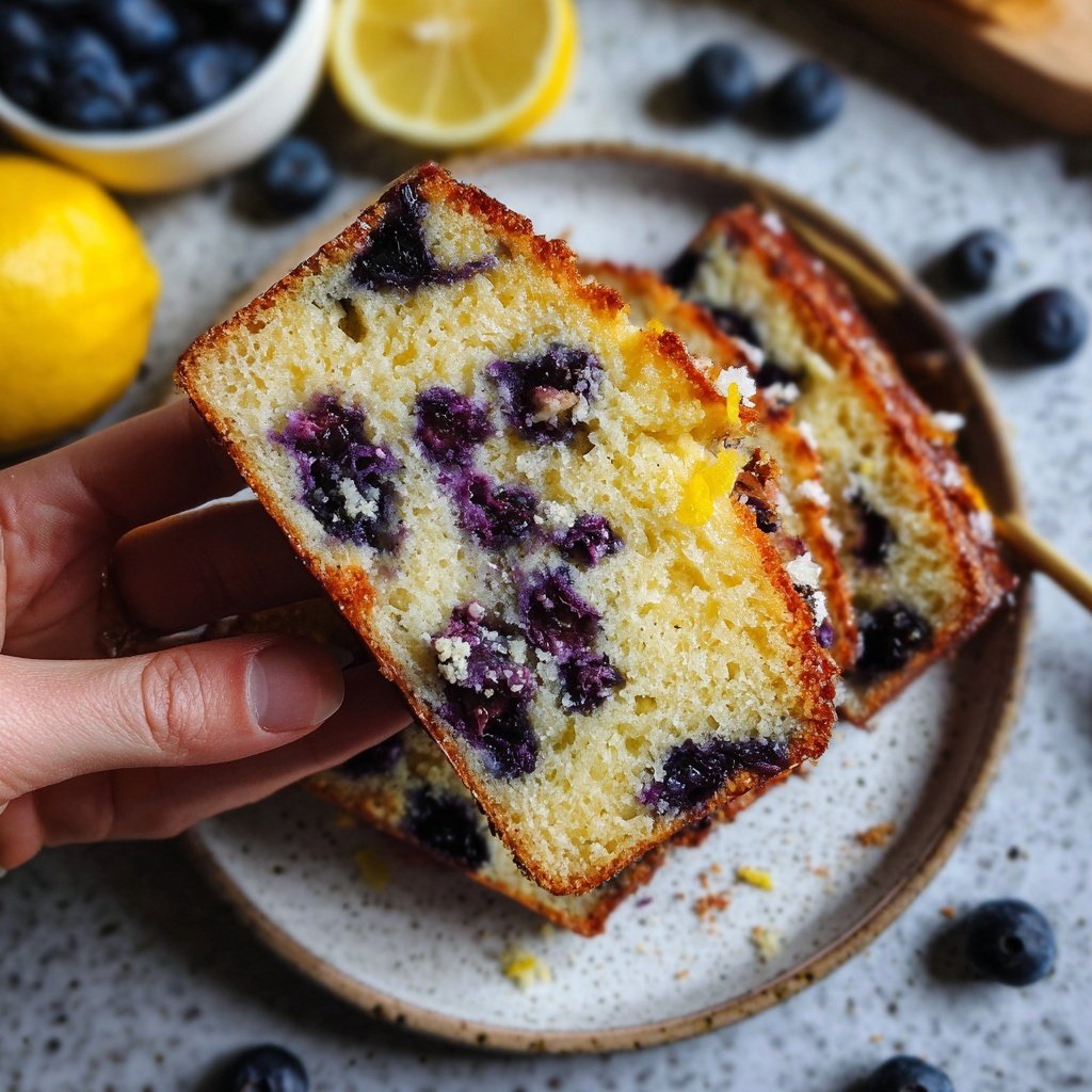 Lemon Blueberry Morning Bread