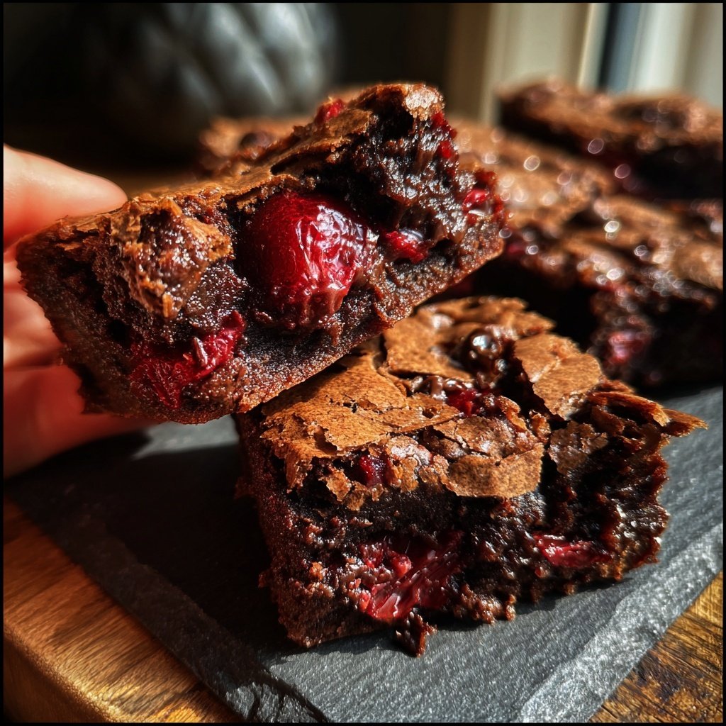 Chocolate Cherry Brownies