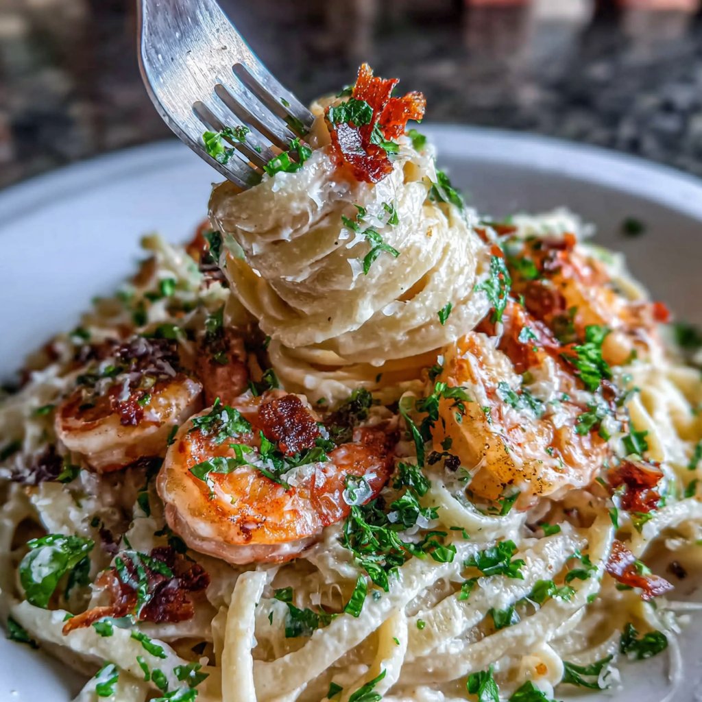 Creamy Cajun Shrimp Pasta