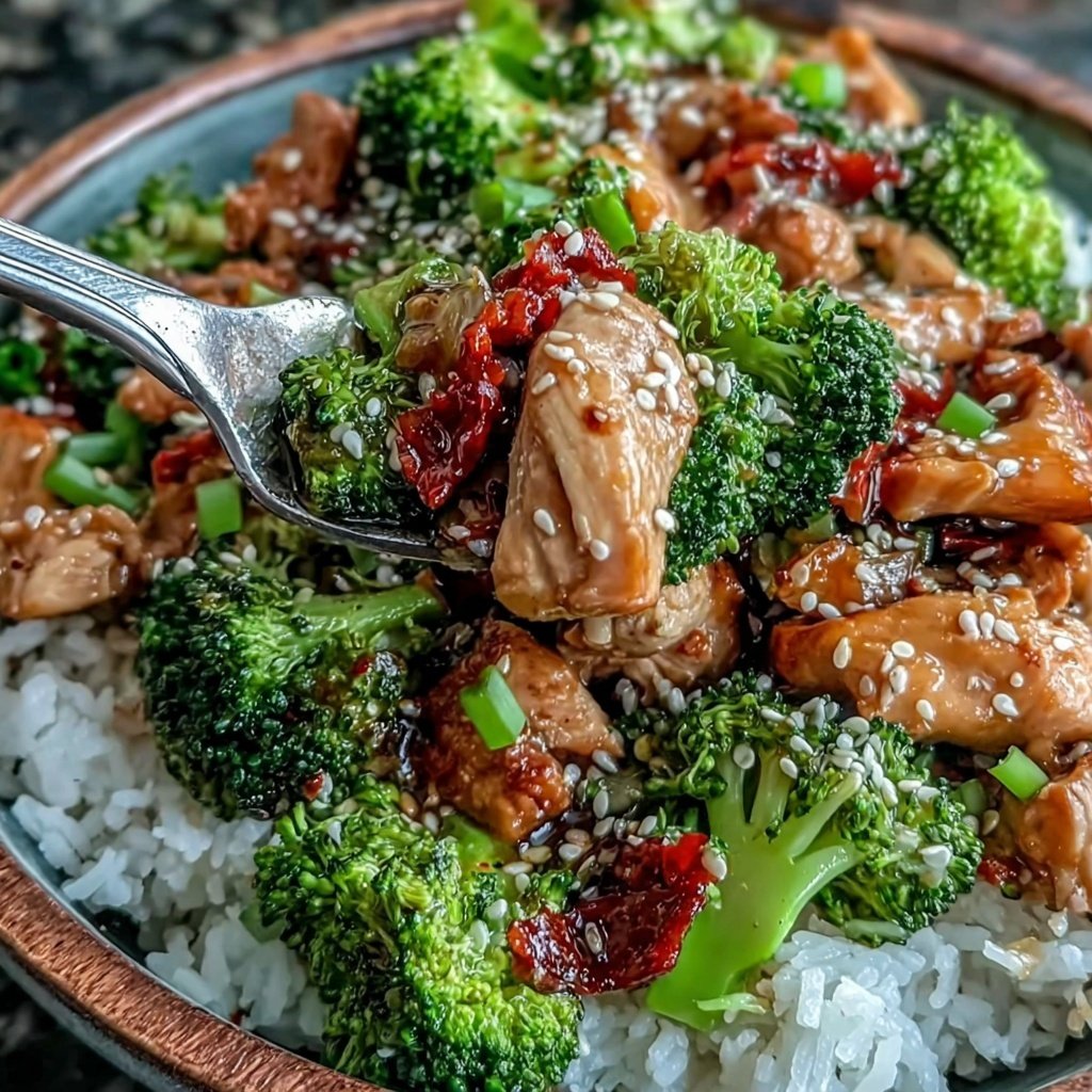 Healthy Chicken Broccoli Stir Fry