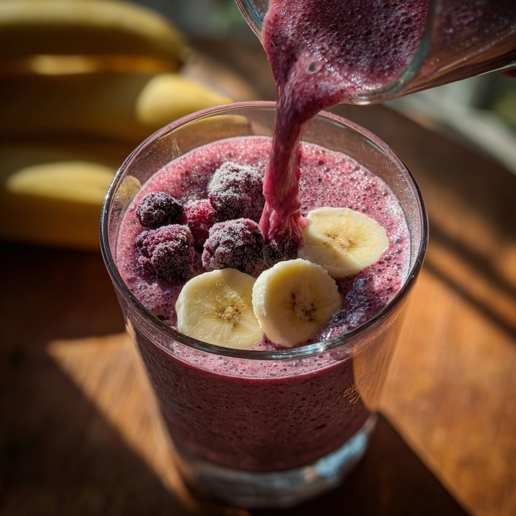 Berry Banana Breakfast Smoothie