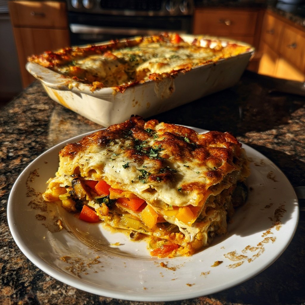 Sunday Roasted Vegetable Lasagna