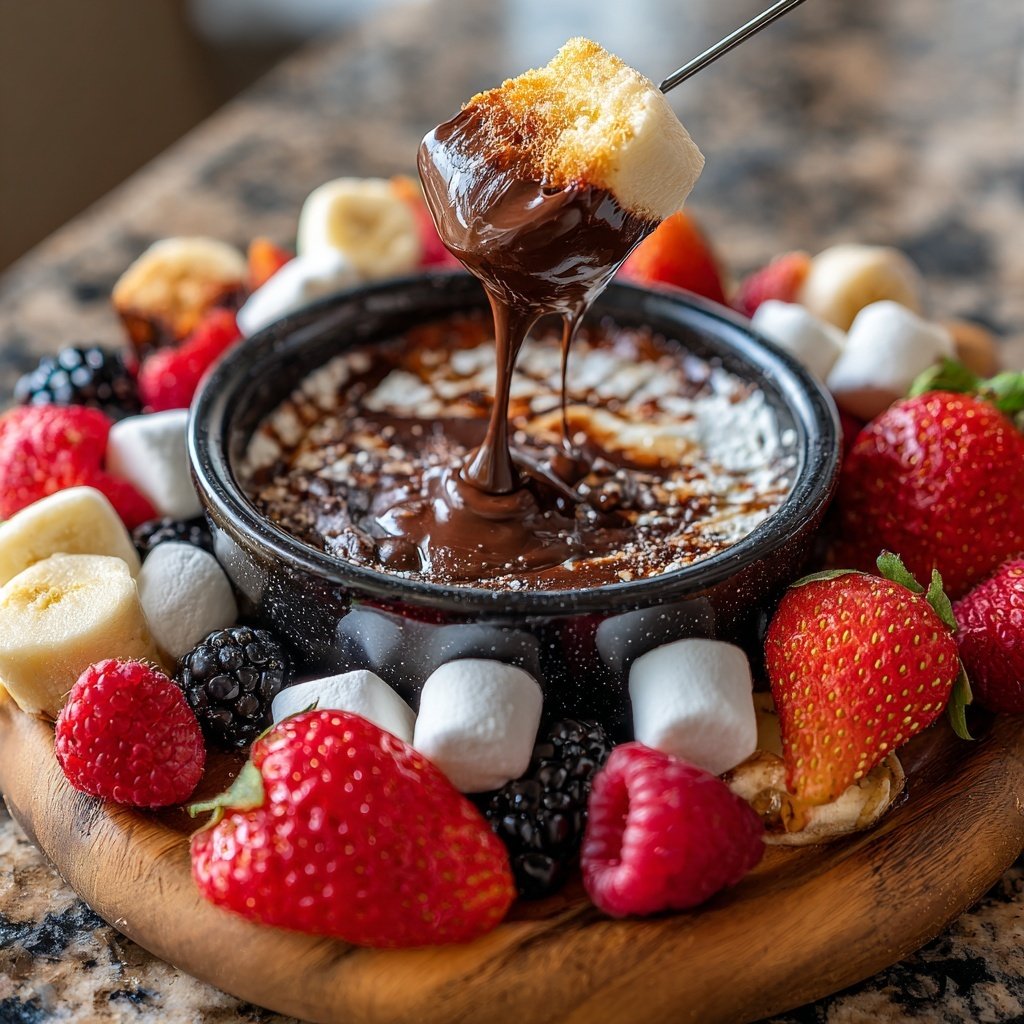 Fondue with Nutella