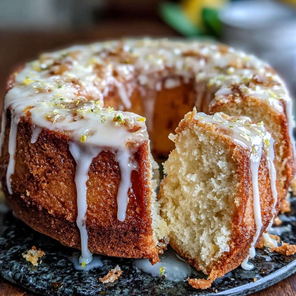 Limoncello Cake With Lemon Glaze