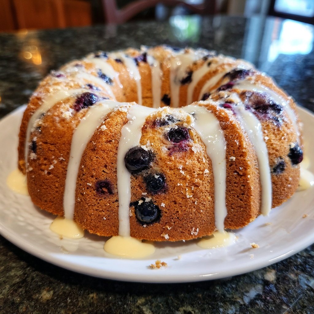 Blueberry Yogurt Breakfast Cake
