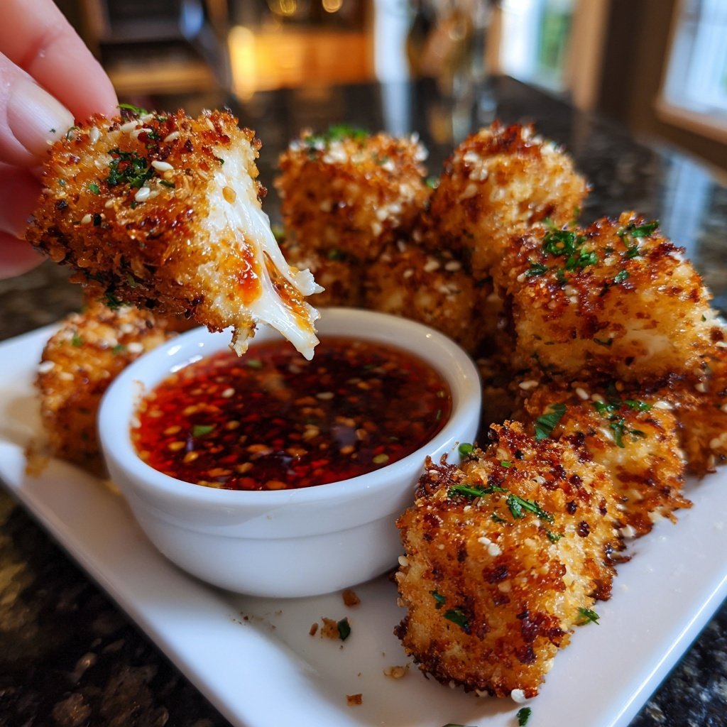 Super Bowl Appetizer Crispy Tofu Bites