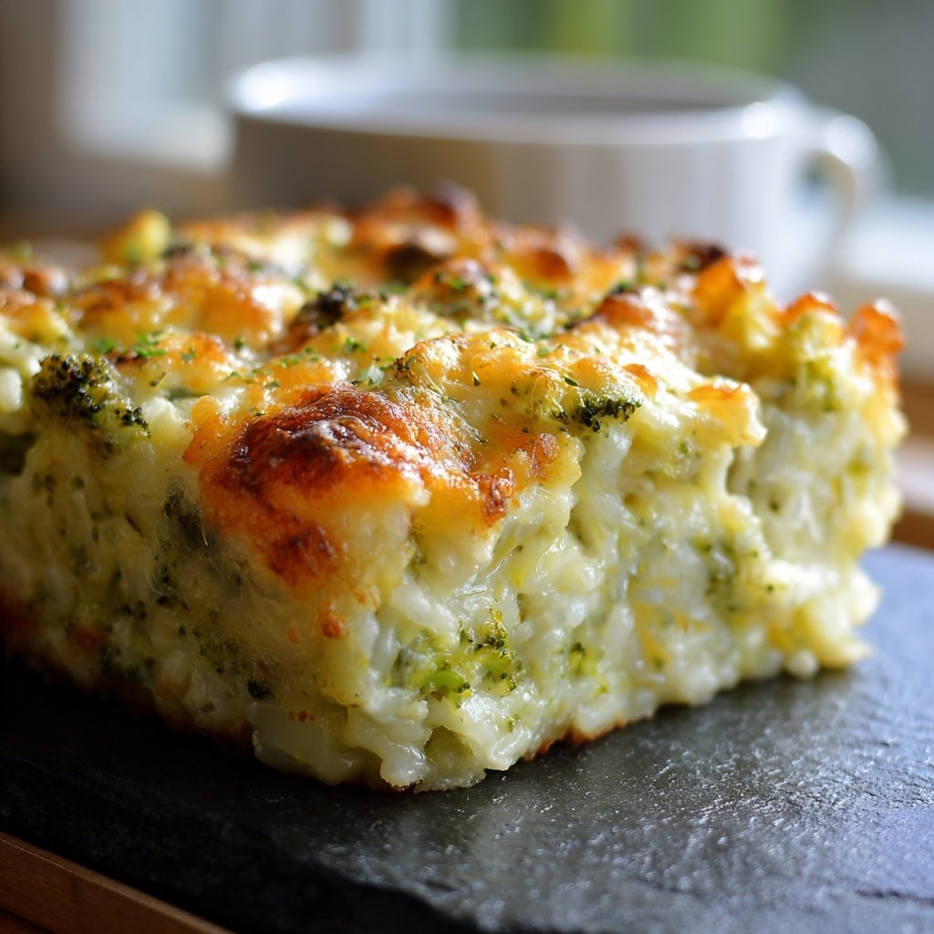 Sunday Baked Creamy Broccoli Rice