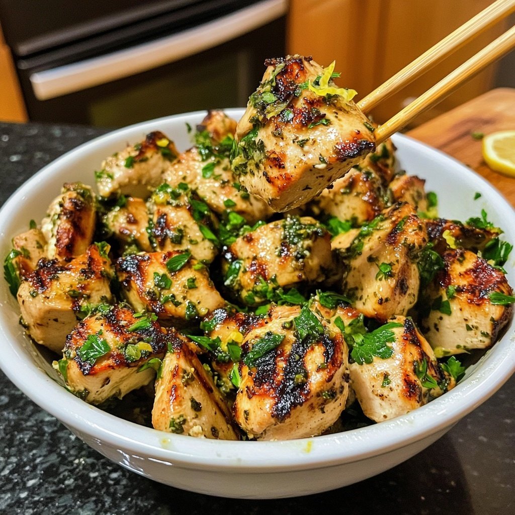 Grilled Lemon Herb Chicken Bowl