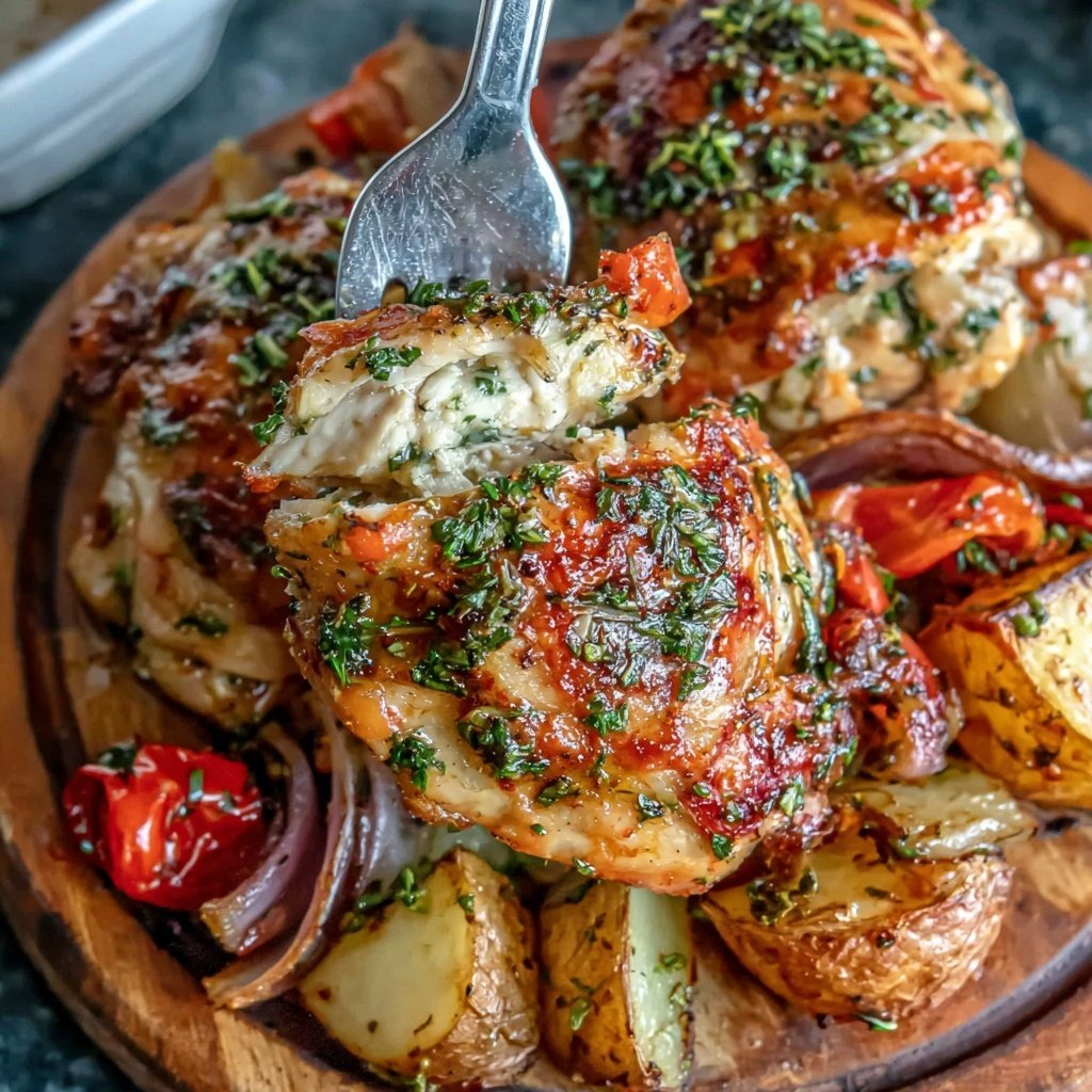 Healthy Chicken And Roasted Vegetables
